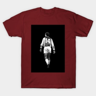 Johan Cruyff Legend Black And White T-Shirt